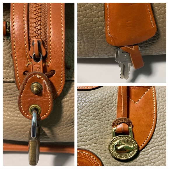 DOONEY and BOURKE Vintage R91 Taupe Gladstone - Picture 6 of 8
